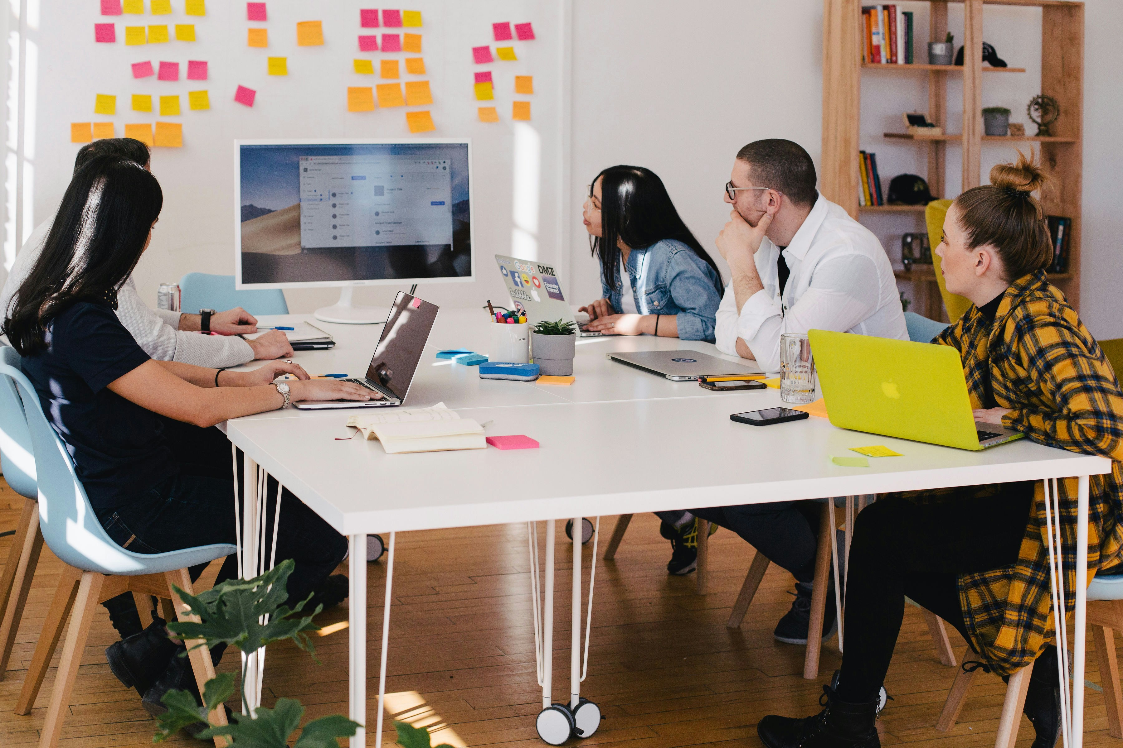 Developers collaborating